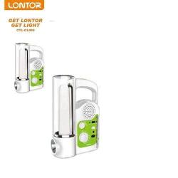 LONTOR RECHARGEABLE LANTERN WITH RADIO AND USB (N) - deluxe.com.ng