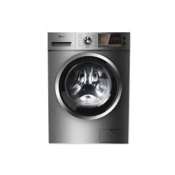MIDEA - MF100D80B/T Automatic Washing Machine, 8 kg, Wash and dry, Front Loader - Silver Grey - deluxe.com.ng