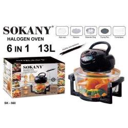 Sokany | 13 Litres Convection Cooking Halogen Air Fryer + Oven- deluxe.com.ng
