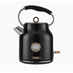 Tower |  Bottega 1.7L Rapid Boil Kettle With Temperature Dial, Black- deluxe.com.ng