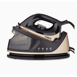 Tower | CERAGLIDE Lockable Steam Generator Iron - 2700W- deluxe.com.ng