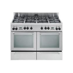Elba Gas Cooker | 120cm 5 Gas Burners + Griddle + 2 Electric Oven -126PX8388 - deluxe.com.ng