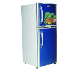 RestPoint Double-Door Upright Refrigerator -  RP-165 Blue Colour - deluxe.com.ng
