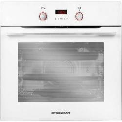 Kitchen Craft 60cm Built In Electric Oven White - Illuminated Knobs -Smart Series - Boi625w - deluxe.com.ng