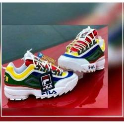 FILA DESIGNER MULTI COLOUR MEN'S BREATHABLE SNEAKERS (AVAILABLE IN ALL SIZES)