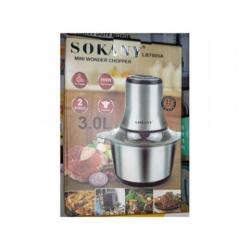  SOKANY Electric Food Processor Yam Pounder Meat Grinder 3L - deluxe.com.ng