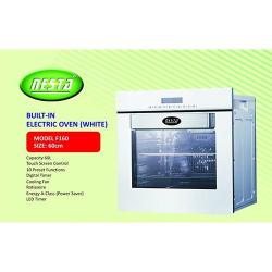 NESTA 60CM BUILT IN ELECTRIC OVEN |F160| (WHITE) - deluxe.com.ng