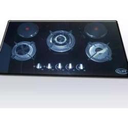 Cliff 3 Gas Burner + 2 Electric In Built Table top (Italian) - Deluxe.com.ng