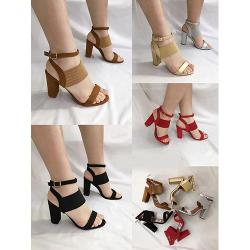 LUXURY HIGH HEEL BUCKLED WOMEN'S SHOE (AVAILABLE IN ALL SIZES) 