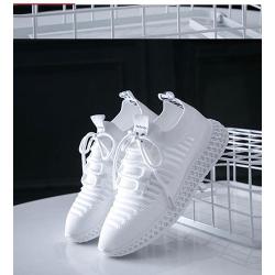 Fashion Breathable Men's Sneakers Shoes-White
