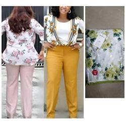 WOMEN'S LOVELY CORPORATE OUTFIT|TROUSERS AND TOPS|CHOOSE SPECIFIC COLOURS (AVAILABLE IN ALL SIZES)