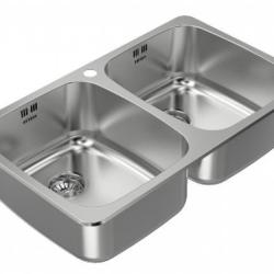 Zitalo ADX220 Double Bowl Sink with No Tray (Medium Size) - deluxe.com.ng
