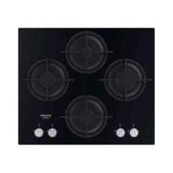 Ariston Hob Cooker | 60cm, Built-in Gas-On-Glass Hob – AGS61S/BK - deluxe.com.ng