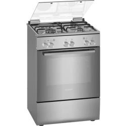 BOSCH HGA120F50S 60CM FREESTANDING 3 GAS 1 ELECTRIC EXTREME QUALITY STAINLESS STEEL GAS COOKER - deluxe.com.ng
