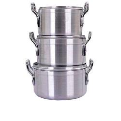 Hoffner Cooking Pot 3 Set 18cm,20cm And 22cm-deluxe.com.ng