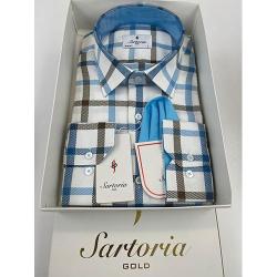 SARTORIA DESIGNER'S LUXURY VIP MEN'S SHIRT | SH 103 (AVAILABLE IN SIZES) - Deluxe.com.ng