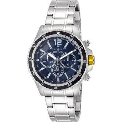 INVICTA 13974 MEN’S SPECIALTY BLUE DIAL STAINLESS STEEL CHRONOGRAPH WATCH - Deluxe.com.ng
