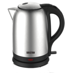 SOLSTAR 1.7 LITRE STAINLESS ELECTRIC JUG - KJ 1703 SINB SS - deluxe.com.ng