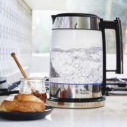 Russell Hobbs| Illuminating Glass Kettle - deluxe.com.ng