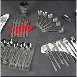 Russell Hobbs | Madrid 44 Piece Flatware Stainless Steel Cutlery Set - deluxe.com.ng