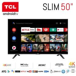 TCL TELEVISION | 50 INCH, 4K ULTRA HD SMART, ANDROID TV, GOOGLE ASSISTANT, DOLBY AUDIO, BEZEL-LESS DESIGN, 3 HDMI, 1 USB, 1 AV - 50P635 - deluxe.com.ng