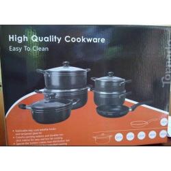 Tornado Non-Stick Cookware Set - 5 Cooking Pots And A Frying Pan