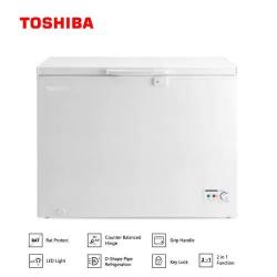 Toshiba Freezer | Toshiba Chest Freezer 198L Single Door R600a White Colour- CR-A198U - deluxe.com.ng