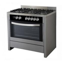 SCANFROST 90X60 CMS GAS COOKER 5 GAS BURNER | SFC9500SS - deluxe.com.ng