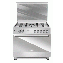 MAXI Gas Cooker 5 Gas Style 60*90 5B INOX | Oven Burner UP and Down - deluxe.com.ng