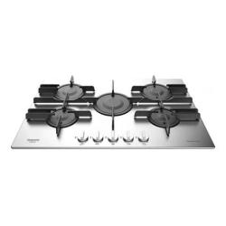 Ariston Hob Cooker | Built-In-Gas Hob, 5 Gas Burners, Stainless Steel Design, Electric Ignition - FTGHG 751DX - deluxe.com.ng