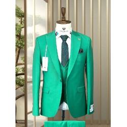 EXECUTIVE GREEN TURKEY SUIT (3 PIECES)| AVAILABLE IN ALL SIZES (DEFAS) (N) - deluxe.com.ng