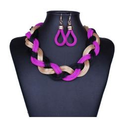 Metal-hand-woven-coarse-chain-necklaces (BNS)