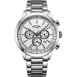 ROTARY GB05253/02 MEN’S CAMBRIDGE STAINLESS STEEL WATCH 