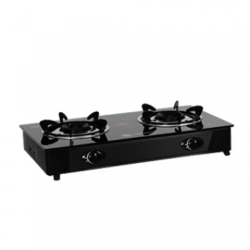 HAIR THERMOCOOL COOKER TABLE TOP G 2HOB GLASS TOP - deluxe.com.ng