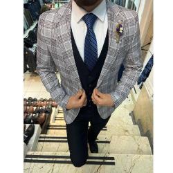 GREY CHECKERS BLAZERS | AVAILABLE IN ALL SIZES (NIFA) (N) - deluxe.com.ng