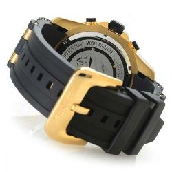 Invicta 22430 Men’s Pro Diver Quartz Multifunction Black Dial Silicone Watch