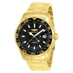 Invicta 25822 Men’s Pro Diver Swiss Quartz 3 Hand Black Dial Watch 
