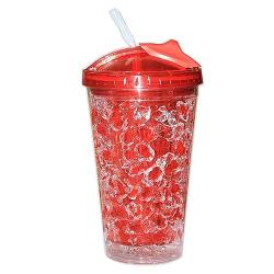 Lambano Fancy Freezer (Frosty) Cup-Red - deluxe.com.ng
