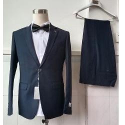 DARK GREY SUIT WITH ONE BUTTON  | AVAILABLE IN ALL SIZES (MADU) (N) - deluxe.com.ng