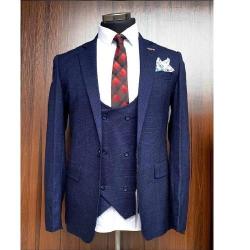  ROYAL BLUE TURKEY SUIT WITH ONE BUTTON | AVAILABLE IN ALL SIZES (CHIFAS) (N) -deluxe.com.ng 
