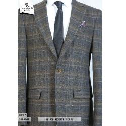 LIGHT GREY WITH CREAM AND LIGHT BLUE STRIPPED TURKEY BLAZER | AVAILABLE IN ALL SIZES (SWNL) (N) - deluxe.com.ng
