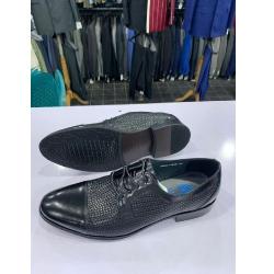 EXECUTIVE CORPORATE SHOE WITH DOTTED LINES AND PLAIN NOSE | AVAILABLE IN ALL SIZES (DEJOS) (N) - deluxe.com.ng