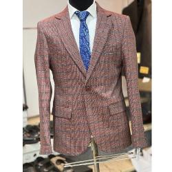 BROWN AND GREY STRIPE TURKEY JACKET | AVAILABLE IN ALL SIZES (NIFA) (N) - deluxe.com.ng