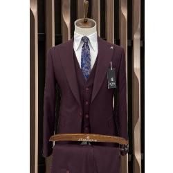 PURPLE TURKEY 3 PIECES SUIT | AVAILABLE IN ALL SIZES (NIFA) (N) - deluxe.com.ng