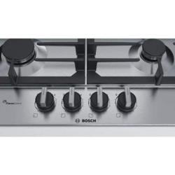 BOSCH -Serie | 6 60 cm, gas hob with integrated controls, Stainless steel  - deluxe.com.ng