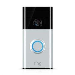 RING VIDEO DOORBELL (2nd GENERATION) SATIN NICKEL - B07ZLF3H2D - deluxe.com.ng