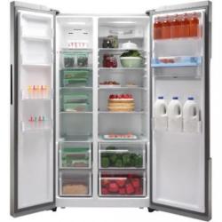 Haier Thermocool Side By Side Refrigerator | Frost Free HRF-540SG6  R6 Grey - deluxe.com.ng