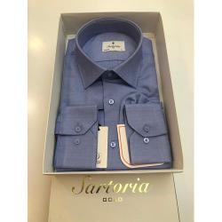  SARTORIA EXQUISITE GREY LONG SLEEVE SHIRT | AVAILABLE IN ALL SIZES (SWNL) (N) - deluxe.com.ng 