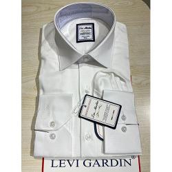 T.M. MARTIN EXQUISITE WHITE DESIGNED LONG SLEEVE SHIRT | AVAILABLE IN ALL SIZES (SWNL) (N) - deluxe.com.ng 