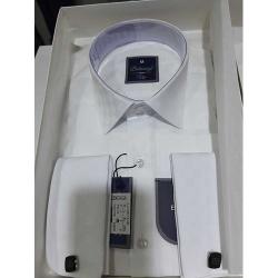 BALENCIAGA EXQUISITE PLAIN WHITE LONG SLEEVE SHIRT | AVAILABLE IN ALL SIZES (SWNL) (N) - deluxe.com.ng 